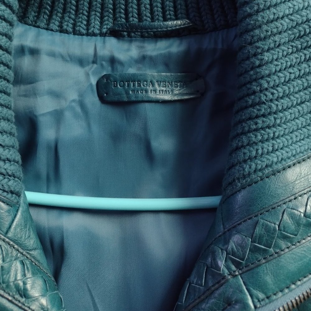 Rare AW16 Bottega Veneta Tomas Maier Leather Bomber Blouson Jacket Coat Luxury - Picture 4 of 8